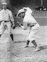 Bobby Wallace (with Ball In Hand), St. Louis American League (Baseball), 1913.