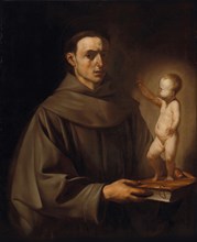 Saint Anthony of Padua with the Infant Jesus, ca 1612-1615. Private Collection.