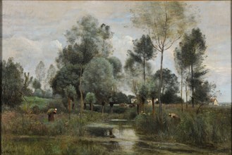 Spring. La Saulaie. Found in the collection of the Musée des Beaux-arts, Rouen.