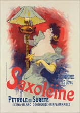 Affiche pour la "Saxoléine"., c1899. [Publisher: Imprimerie Chaix; Place: Paris]