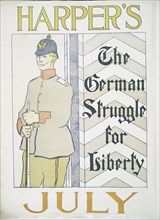 Harper's July, The German Struggle for Liberty, c1895. Creator: Edward Penfield.