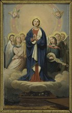 Esquisse pour l'église Notre-Dame de Vincennes : L'Assomption de la vierge, 1836.