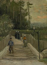 Path in Montmartre, 1886. Found in the collection of the Van Gogh Museum, Amsterdam.