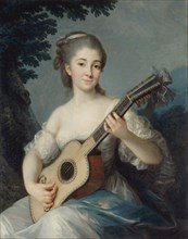 Portrait de Marie-Louise-Adélaïde-Jacquette de Robien, vicomtesse de Mirabeau, 1774.