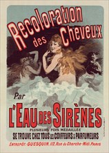 Affiche pour l' "Eau de Sirènes"., c1899. [Publisher: Imprimerie Chaix; Place: Paris]
