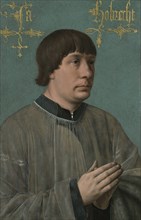 Portrait of the composer Jacob Obrecht (1453-1505), 1496. Creator: Massys, Quentin  .
