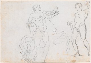 Two Studies of the Statue of Alexander and Bucephalus [verso], probably c. 1754/1765.