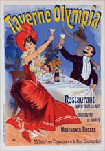 Affiche pour la "Taverne Olympia"., c1900. [Publisher: Imprimerie Chaix; Place: Paris]