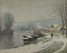 Snow at Port-Marly (La neige à Port-Marly), 1902. Creator: Maufra, Maxime (1861-1918).