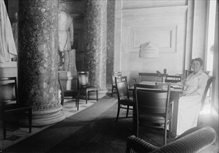 U.S. Capitol - Ladies' Reception Room, 1917. 'Exclusively for Ladies'. Washington, DC.