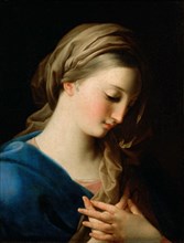 Virgin Annunciate, Early 1740s. Found in the collection of the Musée du Louvre, Paris.