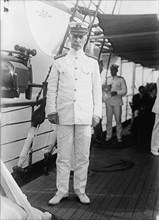 Admiral William S. Benson Aboard The Mayflower, June 24, 1917. Creator: Harris & Ewing.
