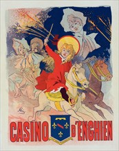 Affiche pour le "Casino d'Enghien"., c1898. [Publisher: Imprimerie Chaix; Place: Paris]