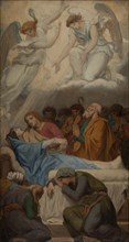 Esquisse pour l'église Saint-Sulpice : La Mort de la Vierge, 1869. Death of the Virgin.