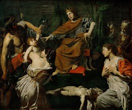 The Judgment of Solomon, ca 1625. Found in the collection of the Musée du Louvre, Paris.