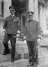 British Commission To U.S. - Gen. V.A. Lawford, Left, And Admiral Fletcher, U.S.N., 1917.