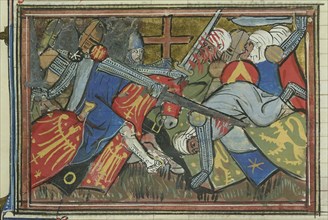 The Battle of Hab on August 14, 1119, 1337. Creator: Maître de Fauvel (active 1314-1340).