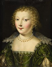 Portrait of Marie d'Orléans-Longueville (1625-1707), Mid of 17th cen.. Creator: Anonymous.