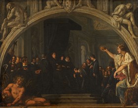 L'hommage du Sénat florentin au grand duc Ferdinand II, c.1621. Creator: Justus Sustermans.