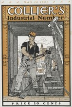 Collier's, Industrial Number, May 18, 1901, Price 10 Cents, c1901. Creator: Edward Penfield.