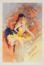 Premier panneau sans texte : "La Danse"., c1900. [Publisher: Imprimerie Chaix; Place: Paris]