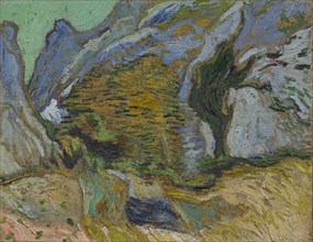 Ravine with a Small Stream, 1889. Found in the collection of the Van Gogh Museum, Amsterdam.