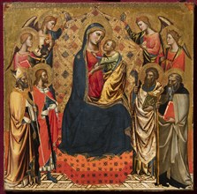 Sacra conversazione, ca 1370. Found in the collection of the Musée des Beaux-Arts, Verviers.