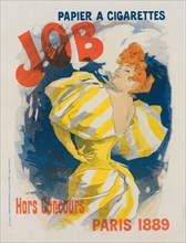 Affiche pour le "Papier à cigarettes Job"., 1889. [Publisher: Imprimerie Chaix; Place: Paris]