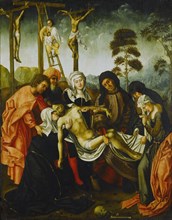 Deposition from the cross, after Van der Weyden. (Descente de croix, d'après Van der Weyden).