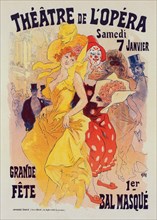 Affiche pour les "Bals de l'Opéra en 1899"., c1899. [Publisher: Imprimerie Chaix; Place: Paris]