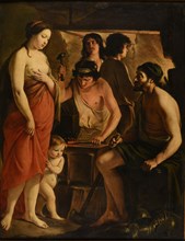 The Visit of Venus to Vulcan, 1641. Found in the collection of the Musée des Beaux-Arts, Reims.