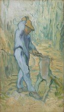 The Woodcutter (after Millet), 1890. Found in the collection of the Van Gogh Museum, Amsterdam.