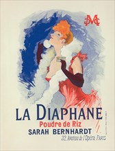 Affiche pour la Poudre de Riz "la Diaphane"., c1898. [Publisher: Imprimerie Chaix; Place: Paris]