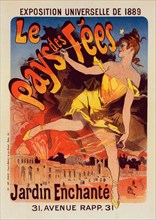 Affiche pour l'Exposition Universelle de 1889 : "Le Pays de Fées", c1899. Creator: Jules Cheret.