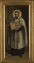Esquisse pour l'église de Clichy : Saint Vincent de Paul, 1872. Creator: Emmanuel Auguste Massé.