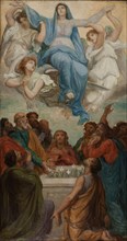 Esquisse pour l'église Saint-Sulpice : L'Assomption de la Vierge, 1869. Assumption of the Virgin.