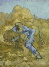 The Sheaf-Binder (after Millet), 1889. Found in the collection of the Van Gogh Museum, Amsterdam.