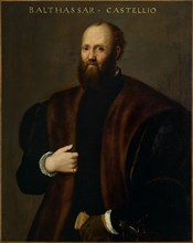 Portrait of Baldassare Castiglione, Between 1540 and 1552. Creator: Campi, Bernardino (1522-1591).