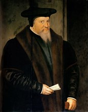 Portrait of Viglius van Aytta (1507-1577), c. 1565. Creator: Pourbus, Frans, the Elder (1546-1581).