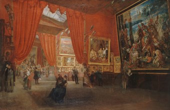 Exposition des oeuvres d'Eugène Delacroix, à la galerie Martinet, boulevard des Italiens, en 1864. T