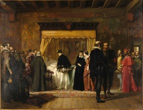 The Visit of Charles IX to Coligny, 1850. Found in the collection of the Musée des Beaux-arts, Rouen.