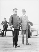 Badger, Charles Johnston, Rear Admiral, U.S.N. Left, with Admiral Fiske, 1914. Creator: Harris & Ewing.