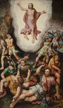 The Resurrection (Triptych, central panel), 1560. Creator: Robionoy, Jean de (active Mid of the 16th cen.).