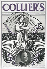 Collier's, Vol XXVII No. 25 New York September 21, 1901, Price 10 Cents, c1890 - 1907. Creator: Edward Penfield.