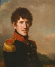 Portrait of Prince Segey Alexandrovich Volkonsky (1786-1838), 1814. Creator: Périn-Salbreux, Lié Louis (1753-1817).