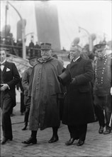 Allied Commission To U.S., Jules J. Jusserand, Ambassador From France with Joffre..., 1917. Creator: Harris & Ewing.