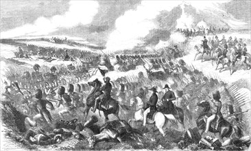 'The Battle of Alma: Charge of the Grenadier Guards and of The Highlanders, Under the Duke...', 1854 Creator: Unknown.