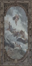 Esquisse pour le plafond du salon d'entrée Nord de l'Hôtel de Ville de Paris : la Nature..., 1892. Creator: Henri Bonis.