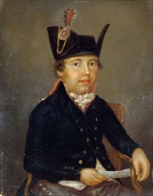 Pierre-François Palloy, dit le Patriote (1755-1835), entrepreneur chargé de la démolition..., c1789. Creator: A Donchery.