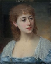 Portrait de Julia Bartet (1854-1941), sociétaire de la Comédie-Française dans le rôle de..., 1884. Creator: Daniel Berard.